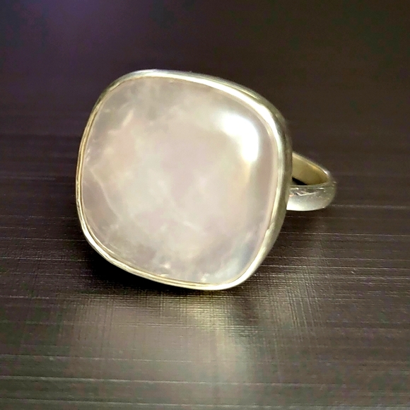 Jewelry - Rose Quartz Ring 925 Sterling Silver